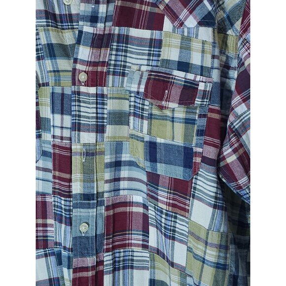 Siegfrieds Vintage Women's XL Plaid Button-Up Shirt Multicolor Cotton - Picture 4 of 15
